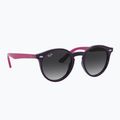 Children's sunglasses Ray-Ban RB9064S polished violet/grey gradient