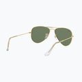 Children's sunglasses Ray-Ban Aviator arista gold/dark green 6