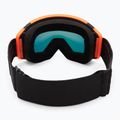 Ski goggles Neon Ice black/orange/mirror red/amber 4