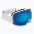 Ski goggles Neon Beam white/white/mirror acciaio