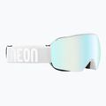 Ski goggles Neon Beam white/white/mirror acciaio
