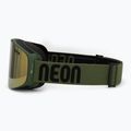 Ski goggles Neon Light army green/mirror bronze 4