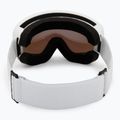 Ski goggles Neon Force Otg white/white/mirror acciaio 3