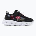 Children's shoes Champion Funfair Print G PS Low Cut new black/fluorescent pink/imperial light blue 2