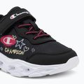 Children's shoes Champion Funfair Print G PS Low Cut new black/fluorescent pink/imperial light blue 7