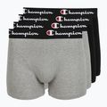 Men's boxers Champion Trunk Knit oxford grey melange/oxford grey melange/black