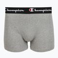 Men's boxers Champion Trunk Knit oxford grey melange/oxford grey melange/black 5