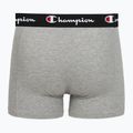 Men's boxers Champion Trunk Knit oxford grey melange/oxford grey melange/black 6
