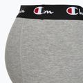 Men's boxers Champion Trunk Knit oxford grey melange/oxford grey melange/black 7