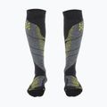 Men's ski socks UYN Ski All Mountain anthracite melange / yellow