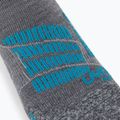 Women's ski socks UYN Ski Comfort Fit grey/turquoise 3