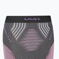 Women's thermoactive pants UYN Evolutyon UW Medium anthracite melange/raspberry/purple 3