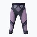 Women's thermoactive pants UYN Evolutyon UW Medium anthracite melange/raspberry/purple 5