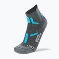Women's socks Uyn Trekking 2IN Low Cut anthracite/turquoise