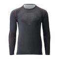 Men's thermal active sweatshirt UYN Evolutyon Comfort UW Shirt charcoal/white/red 4