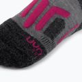 Women's ski socks UYN Ski Merino light grey/pink 5