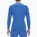 Men's thermal active sweatshirt UYN Evolutyon UW Shirt blue/blue/orange shiny 5