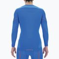 Men's thermal sweatshirt UYN Evolutyon UW Shirt blue/blue/orange shiny 5