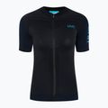 Women's cycling jersey UYN Garda black/peacot 5