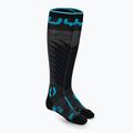 Men's ski socks UYN Ski One Merino anthracite/turquoise