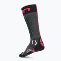 Men's ski socks UYN Ski One Merino anthracite/pink 2
