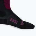 Women's ski socks UYN Ski One Biotech black/purple 4