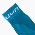 UYN Junior Ski socks turquoise 4
