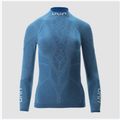 Women's thermal active sweatshirt UYN Elevation Biomorph LS Turtle Neck blue atoll 7