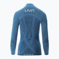 Women's thermal active sweatshirt UYN Elevation Biomorph LS Turtle Neck blue atoll 8