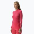 Women's thermal active sweatshirt UYN Elevation Biomorph LS Turtle Neck pink yarrow 4