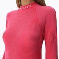 Women's thermal active sweatshirt UYN Elevation Biomorph LS Turtle Neck pink yarrow 5