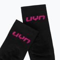 Women's ski socks UYN Ski Touring One Bio black/pink yarrow 4