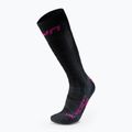 Women's ski socks UYN Ski Touring One Bio black/pink yarrow 5