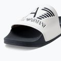 EA7 Emporio Armani Water Sports Visibility slides white/navy 7