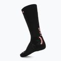 Women's ski socks UYN Ski One Pure Snow plack/pink 2