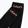 Women's ski socks UYN Ski One Pure Snow plack/pink 4