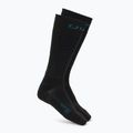 Women's ski socks UYN One Pure Snow black/blue