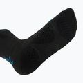 Women's ski socks UYN One Pure Snow black/blue 5