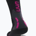 Women's ski socks UYN Ski One Alpine Merino black/pink 7