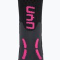 Women's ski socks UYN Ski One Alpine Merino black/pink 3