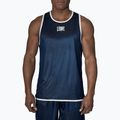Men's LEONE 1947 Double Face Boxing Singlet Tank Top Blue/Red AB214