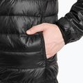 Men's EA7 Emporio Armani Train Core ID Down Light black/gold logo jacket 3