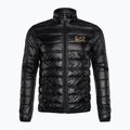 Men's EA7 Emporio Armani Train Core ID Down Light black/gold logo jacket 6