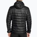 Men's EA7 Emporio Armani Train Core ID Down Light Hoodie black/gold logo jacket 2
