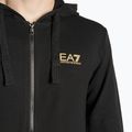 Men's EA7 Emporio Armani Train Core ID Hoodie FZ Coft black/gold logo sweatshirt 3