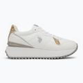 Women's shoes U.S. Polo Assn. BAYLE003C white/gold 2