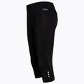 Women's 3/4 CMP running leggings black 3C88376T/65AL 3