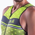 Men's triathlon suit Alé Stars yellow-grey L21116460 4