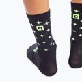 Alé Stars cycling socks black and yellow L21183460 5