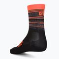 Alé Scanner cycling socks black and orange L21181529 2